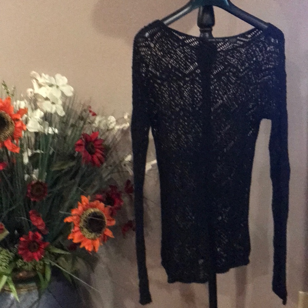 All lace 100% cotton sweater